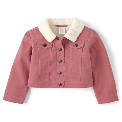 Gymboree,and Toddler Corduroy Jacket,Flora Pink,18-24 Months