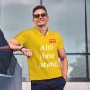 NineFit Basics Custom Polo Shirt for Men Customized Polo Shirts with Logo Text Photo Design Your own Gold Large view 2