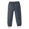 NineFit Basics Kids Girls Boys Solid Rain Pants Toddler Windproof Mud Trousers with Elastic Cuffs Outdoor (Black, 1-2 Years) view 1