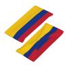 Flag of Colombia Headbands for Women Men Sports Headband Outdoor Interior Breathable Sports Wicking Hair Ties Leisure Hair Bands view 4