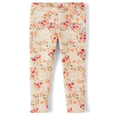 Gymboree and Toddler Knit Jeggings,Floral Frappe,12