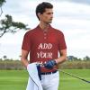 NineFit Basics Custom Shirt for dad Personalized Polo Shirts with Logo Text Photo Design Your own Birthday Gift Brown Small view 3