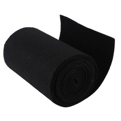 Asixxsix Boat Trailer Bunk Carpet, 24.5cm Width Black Marine Carpet Boat Bunk Carpet for Trailer Bunk Board Runners Boat Carpet & Boat Bunk Carpeting, Trailer Bunk Padding