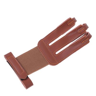 balacoo t 1pc Bow Finger Tab Handmade Recurve Bow Shooting Gear Easy to Use Attractive