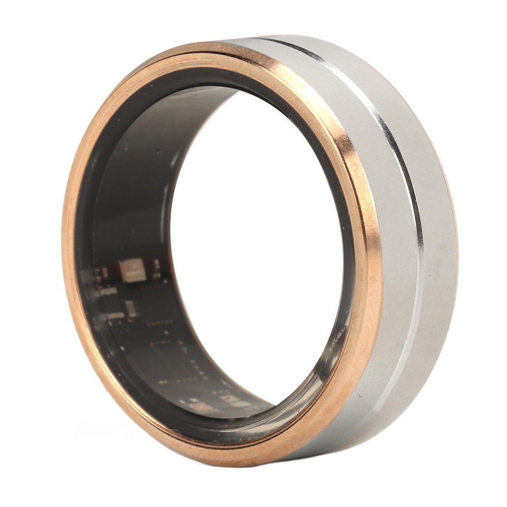 Yoidesu Smart Ring Health, Fitness Heart Rate Smart Ring, IP68 Water App Control Bluetooth Fitness Rings Compatible with iOS Android (No. 9)