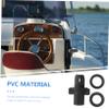 HANABASS 2pcs Inflatable Boat Air Adapter Durable Pump Connector for Kayaks and Paddle Boards Anti-Leak Design Portable and Easy to Use Black Rubber Valve Fitting view 2