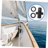 HANABASS 2pcs Inflatable Boat Air Adapter Durable Pump Connector for Kayaks and Paddle Boards Anti-Leak Design Portable and Easy to Use Black Rubber Valve Fitting view 3