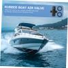 HANABASS 2pcs Inflatable Boat Air Adapter Durable Pump Connector for Kayaks and Paddle Boards Anti-Leak Design Portable and Easy to Use Black Rubber Valve Fitting view 4