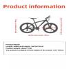 NineFit Basics Unisex Mountain Road Bicycle, Universal type, White red view 3