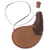 Alipis Ancient Leather Water Bag Bota Bag for Water and Wine Storage with Adjustable Strap Lightweight Foldable Portable Brown Leather Waterskin 12.2 X 7.67 X 0.98 Inches view 1