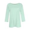 3/4 Sleeve Tops for Women Summer Loose Crewneck Plain T Shirts Casual Dressy Fashion Three Quarter Length Blouses Workout Tunic Tops with Leggings Spring Clothes 3/4 Sleeve Shirts for Women 2025 view 4