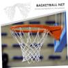 HANABASS Nylon Braided Basketball Net Replacement Weather Heavy Duty Loops for Standard Rims and Easy to Install for Indoor and Outdoor Courts view 3