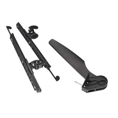 Aosekaa Kayak Rudder with Foot Brace Pedals Foot Control Steering System Kayak Foot Pegs Watercraft Rudder for Angling Boat Canoe