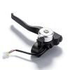 Zunate Left Brake Handle Lever for Electric Scooter, Metal and Nylon, with Bell, Replacement Part view 1