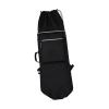 Skateboard Backpack Bag Water Resistant Shoulder Bag Folding with Handle Carrier Longboard Carry Case for Travel Women Men Beginners Black view 1