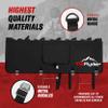 Truck Bike Tailgate Pad for 5 Bikes Bed Rack Holder Featuring Reversed Straps and Premium Metal Buckles for Enhanced Durability view 2