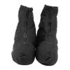 SUPVOX 1pair Rain Shoe Covers for Outdoor Use and Reusable Protective Overshoes for Men and Women Non-Slip Design Black for Keeping Feet Dry Wet Conditions