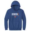 500 LEVEL Jalen Brunson New York Knicks Youth Hoodie Sweatshirt - Jalen Brunson New York Knicks Elite WHT (Heather Royal, Medium) view 1