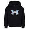 Under Armour UA RIVAL APPLIQUE HOODIE, Black - Pearl Logo, 6 view 1