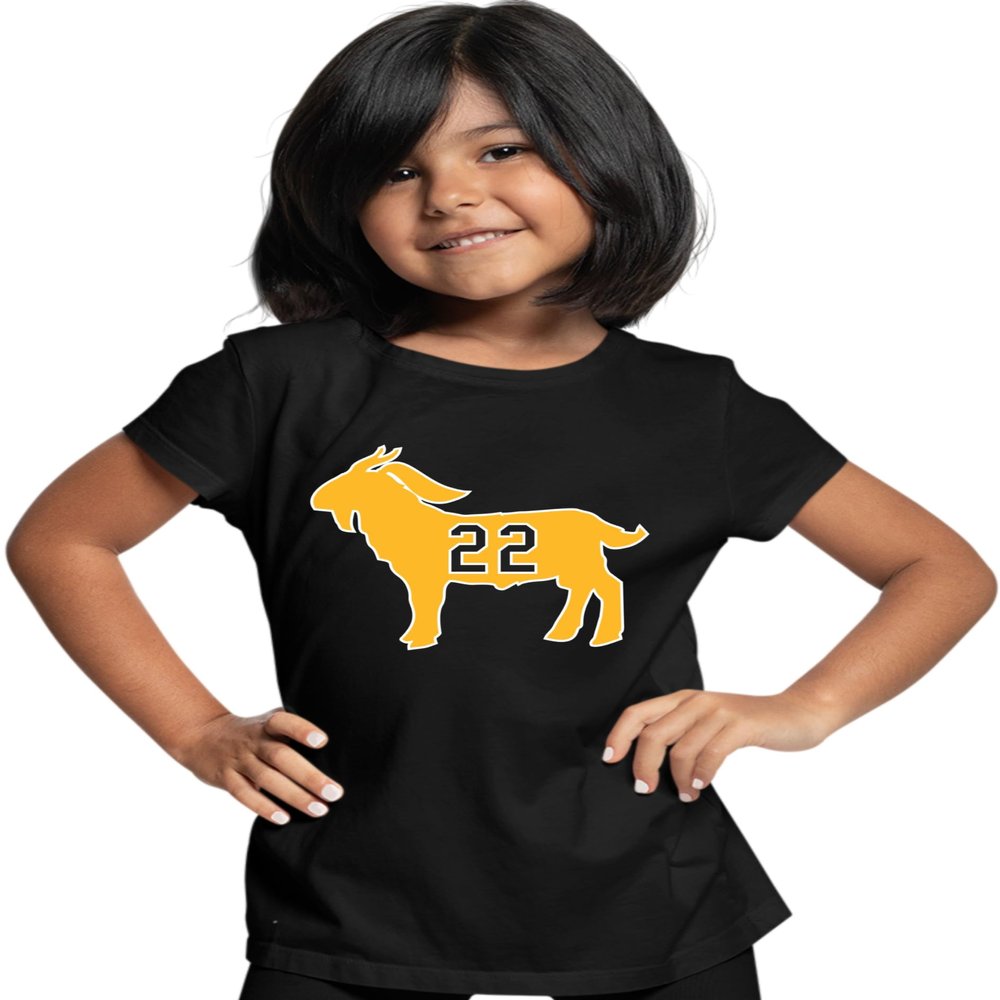 Medium Black Youth Clark Goat 22 T-Shirt