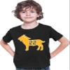 Medium Black Youth Clark Goat 22 T-Shirt view 2