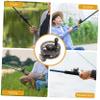 balacoo Outdoor Fishing Reel Lightweight Plastic Design Fishing Tool for Freshwater and Saltwater Black view 3