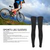 Alomejor Sun Leg Sleeves with Nonslip Strap Breathable Material Quick Dry Cycling Leg Sleeves for Summer Outdoor Sports (M B Cup) view 4