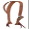 AJ Tack Natural Split Ear Headstall
