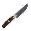 Uncle Henry 191UH Fixed Blade with Full Tang Construction, Next Gen Staglon Handle, 4.5" Blade, High Carbon Steel, Premium Leather Sheath, For EDC, Hunting, Camping, and Outdoors view 1
