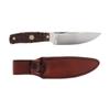 Uncle Henry 191UH Fixed Blade with Full Tang Construction, Next Gen Staglon Handle, 4.5" Blade, High Carbon Steel, Premium Leather Sheath, For EDC, Hunting, Camping, and Outdoors view 3