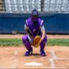 Force3 Pro Gear Catcher Chest Protector with Dupont Kevlar | SEI Certified to Meet NOCSAE Standard (Purple/Gray, Adult) view 3