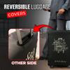 WanderWrap Reversible Travel Luggage Cover - Washable Anti-Scratch Protection - Durable Suitcase Covers for Luggage - Secure Luggage Covers for Suitcase TSA Approved. view 4