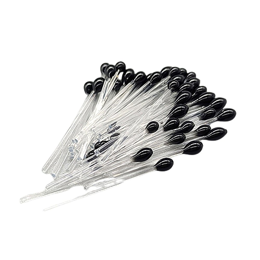 50x Crab Eyes Shrimp Eyes Tying for Freshwater Saltwater Lure Making DIY Soft Realistic Study Accessory Fly Tying Materials, Black