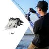 50x Crab Eyes Shrimp Eyes Tying for Freshwater Saltwater Lure Making DIY Soft Realistic Study Accessory Fly Tying Materials, Black view 3