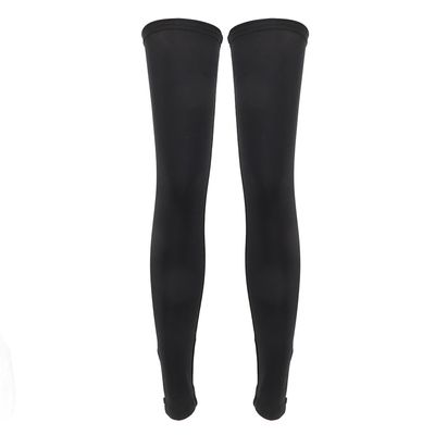 Alomejor Sun Leg Sleeves with Nonslip Strap Breathable Material Quick Dry Cycling Leg Sleeves for Summer Outdoor Sports (S A Cup)