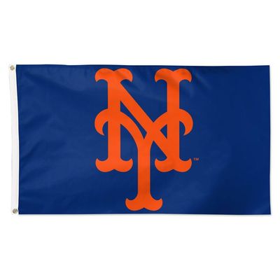 New York Mets 3x5 Flag, Durable Outdoor/Indoor Banners, Sewn Edges, Brass Grommets, Wincraft, blue