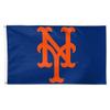 New York Mets 3x5 Flag, Durable Outdoor/Indoor Banners, Sewn Edges, Brass Grommets, Wincraft, blue view 1