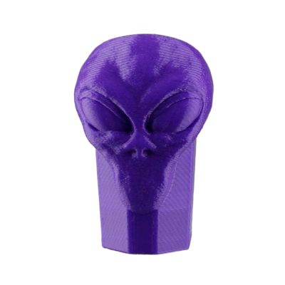 Lax Zombie Dyes Lacrosse Butt End/End Cap Men's from (Alien, Matte Purple), Standard shaft size
