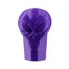 Lax Zombie Dyes Lacrosse Butt End/End Cap Men's from (Alien, Matte Purple), Standard shaft size view 1