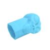 Lax Zombie Dyes Lacrosse Butt End/End Cap Men's from (Alien, Cyan), Standard shaft size view 3