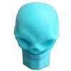 Lax Zombie Dyes Lacrosse Butt End/End Cap Men's from (Skull, Cyan), Standard shaft size view 1