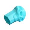 Lax Zombie Dyes Lacrosse Butt End/End Cap Men's from (Skull, Cyan), Standard shaft size view 2