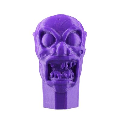 Lax Zombie Dyes Lacrosse Butt End/End Cap Men's from (Zombie, Matte Purple), Standard shaft size