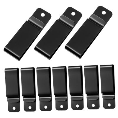 Balacoo 10pcs Spring Clip Key Belt Clip Holder for Belt Metal Belt Clip for Outdoor Activity