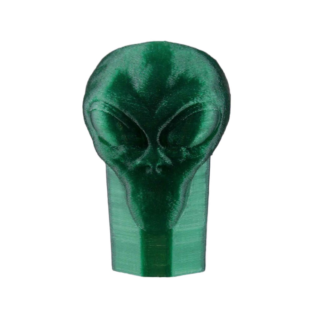 Lax Zombie Dyes Lacrosse Butt End/End Cap Men's from (Alien, Emerald Green), Standard shaft size