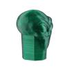 Lax Zombie Dyes Lacrosse Butt End/End Cap Men's from (Alien, Emerald Green), Standard shaft size view 2