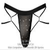 Male Power 384-288 Show Stopper Jock Color Silver Mesh Dot Size S/M view 4
