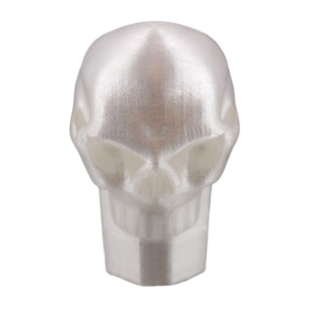 Lax Zombie Dyes Lacrosse Butt End/End Cap Men's from (Skull, Clear), Standard shaft size