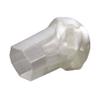 Lax Zombie Dyes Lacrosse Butt End/End Cap Men's from (Skull, Clear), Standard shaft size view 3