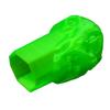 Lax Zombie Dyes Lacrosse Butt End/End Cap Men's from (Zombie, Neon Green), Standard shaft size view 3